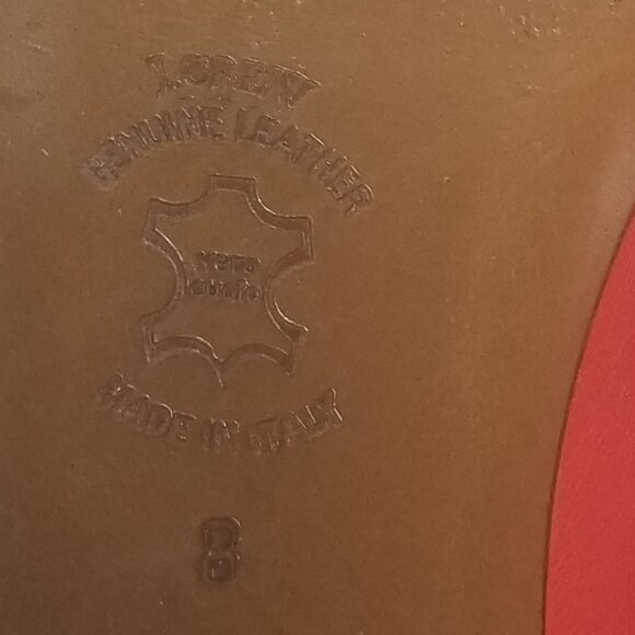 J. Crew Women's Coral Leather Croquette Flats Sz 8 - Picture 9 of 10